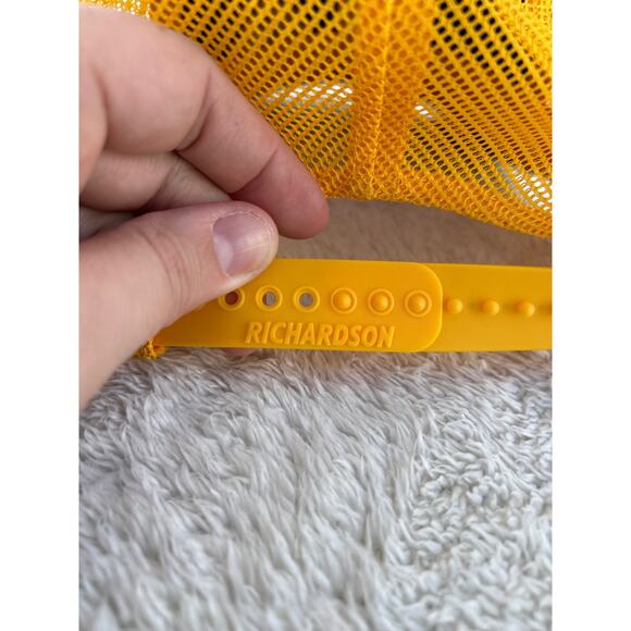 Funk Factory Hat Green Yellow Trucker Cap Snap Back Richardson 112 Adjustable - Picture 8 of 14